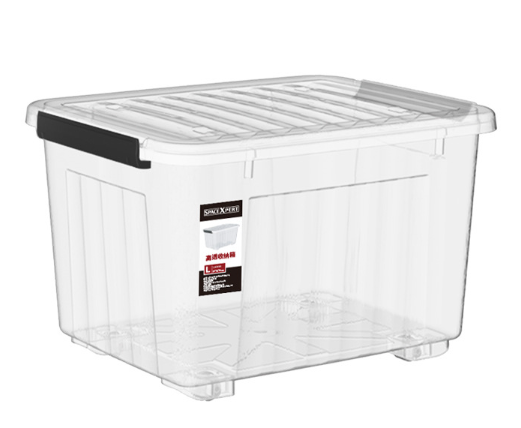 收纳箱多尺寸带滑轮大容量储物整理箱